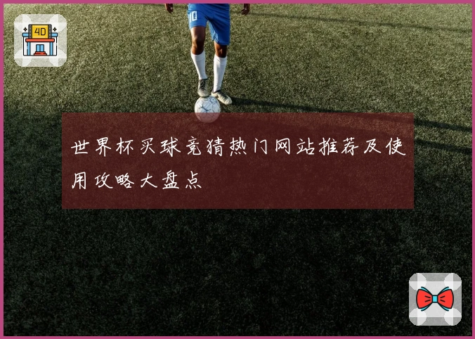 世界杯买球竞猜热门网站推荐及使用攻略大盘点